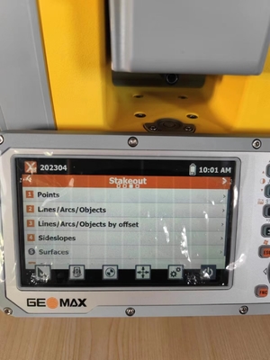 90 Km/H At 100m Speed GeoMax Total Station 1000m At Round Prism Windows System