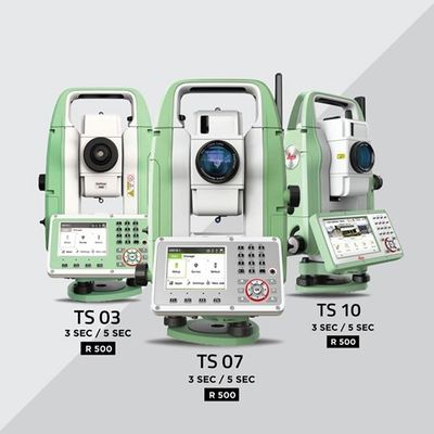 Leica FlexLine TS07 Manual Total Station 0.5m Minimum Focus 1000m Non Prism Distance For Accurate Measurements In Difficult Conditions