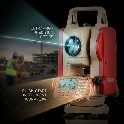 MATO Total Station with 0.6s Initial 1.3s Coarse and 500m None Prism Distance Featuring Automatic Compensator ±3 Arc Minutes