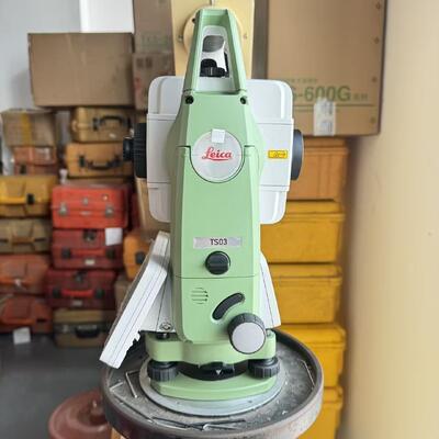 Leica TS03 Total Station with Absolute Method IP66 Rated and Real-time Operating System for Superior Surveying Accuracy