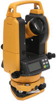 High Durability Electronic Digital Theodolite Two Seconds Accuracy Yellow Color