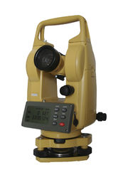 30X Magnification Electronic Digital Theodolite Two Seconds Accuracy Yellow Color