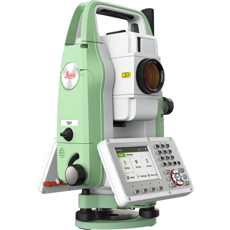 Leica FlexLine TS07 Manual Total Station With 1'' Display And Minimum Focus Of 0.5m