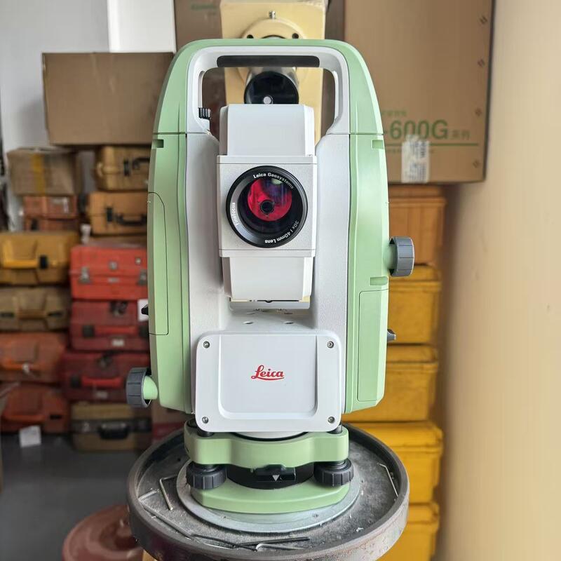 Leica TS03 Total Station Component with 2” Angle Accuracy Automatic Electronic Leveling System and RS232 Connectivity for Geospatial Data Collection