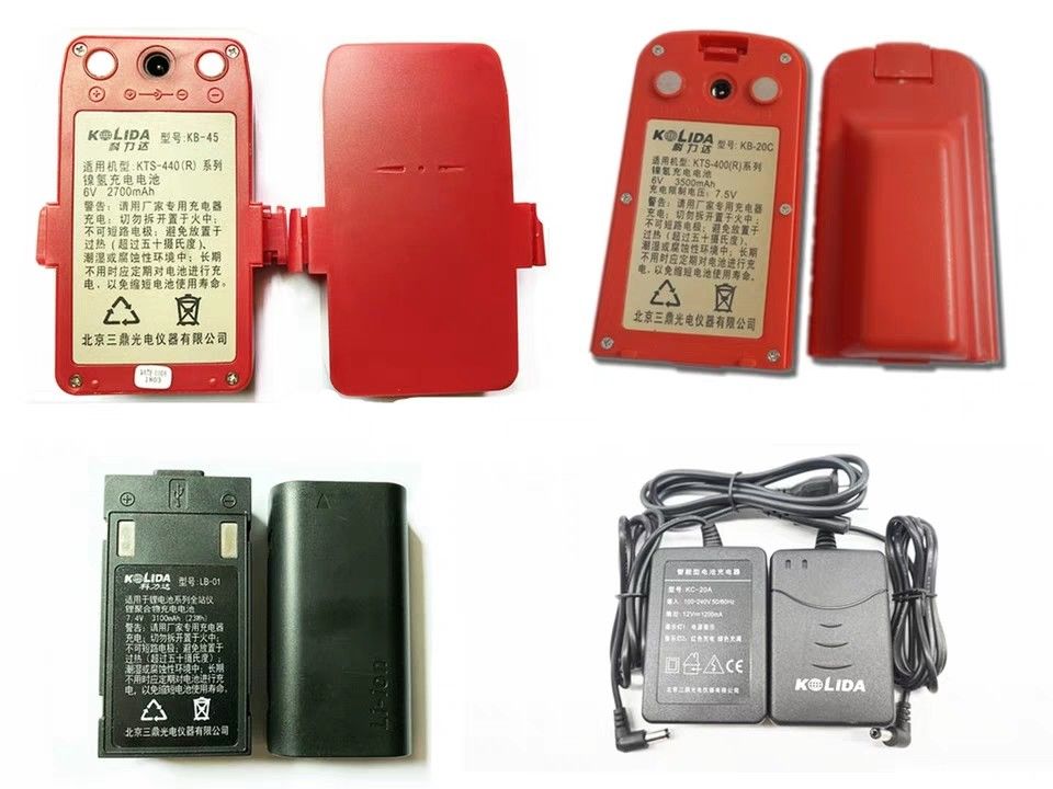 Kolida Theodolite batteries with Various Color Digital Theodolite Parts High Efficiency Square Shape