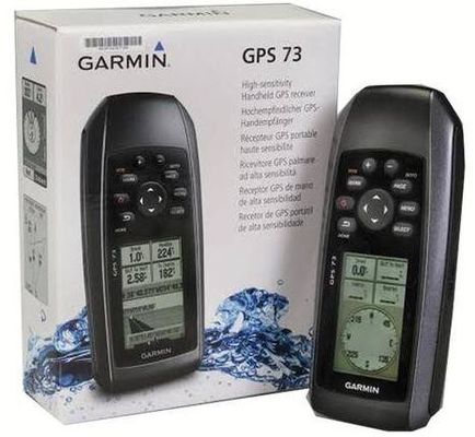 Garmin 73 handle GPS Effortless Navigation with 1.4