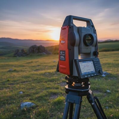Leica Total Station with 1G Mass Data Storage 1000m None Prism Distance and 1
