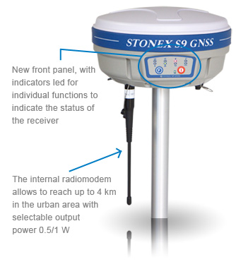 Stonex S9II RTK GNSS GPS 220 Channels with Trimble Version Mainboard 0