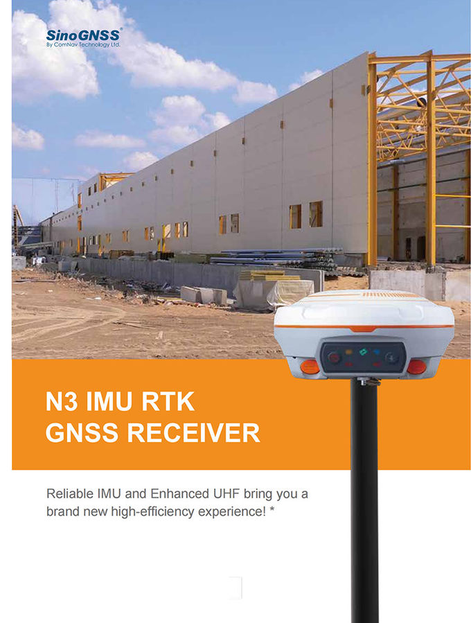 8 GB Memory Sino GNSS Comnav Base And Rover RTK GNSS Receiver Comnav N3 0