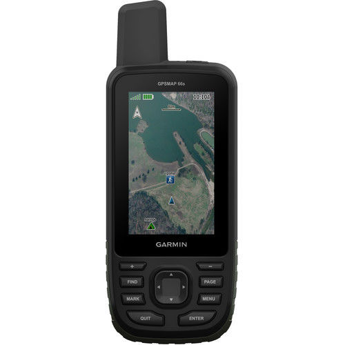Rugged Multisatellite Handheld RTK GNSS Receiver With Sensors 66S GPS Garmin Map 65s 0