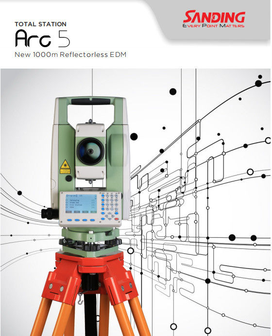 4MB MaxSD Sanding Arc 5 Pro Total Station SD-Card / Mini USB / RS232C Internal Memory 0