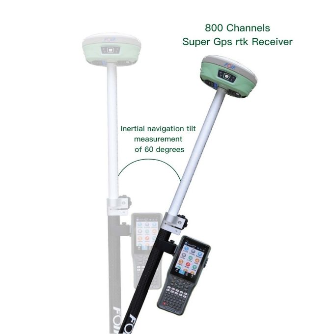 IMU Tilt Survey RTK GNSS Receiver GPS Dual Frequency A90 3